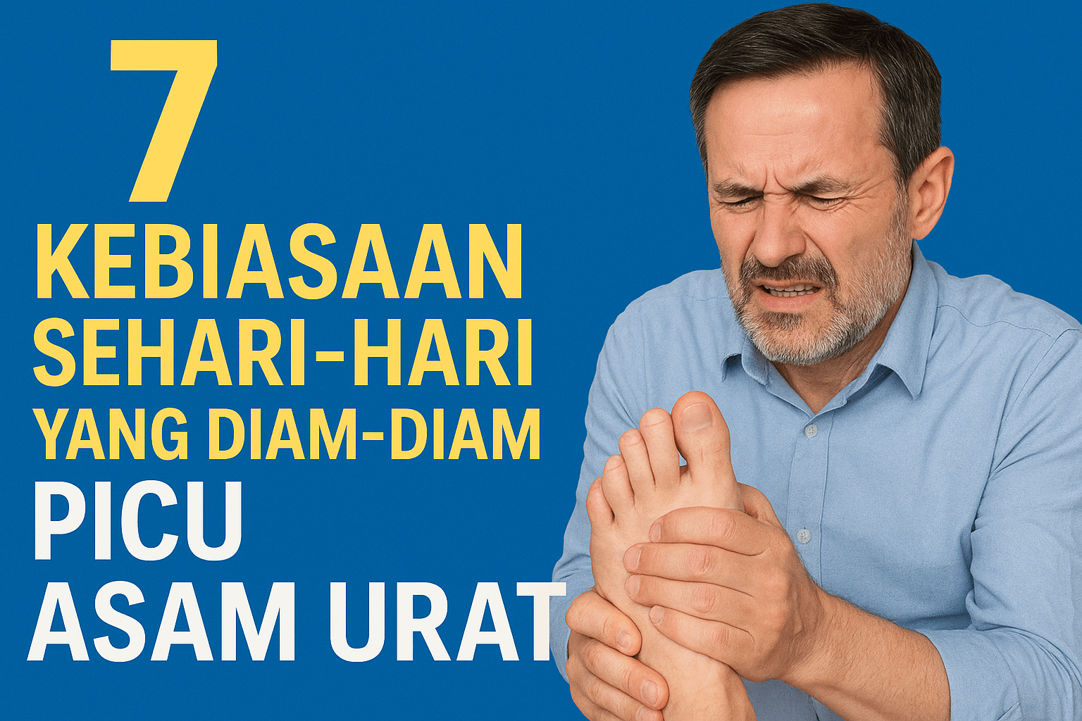 7 Kebiasaan Sehari-hari yang Diam-diam Picu Asam Urat