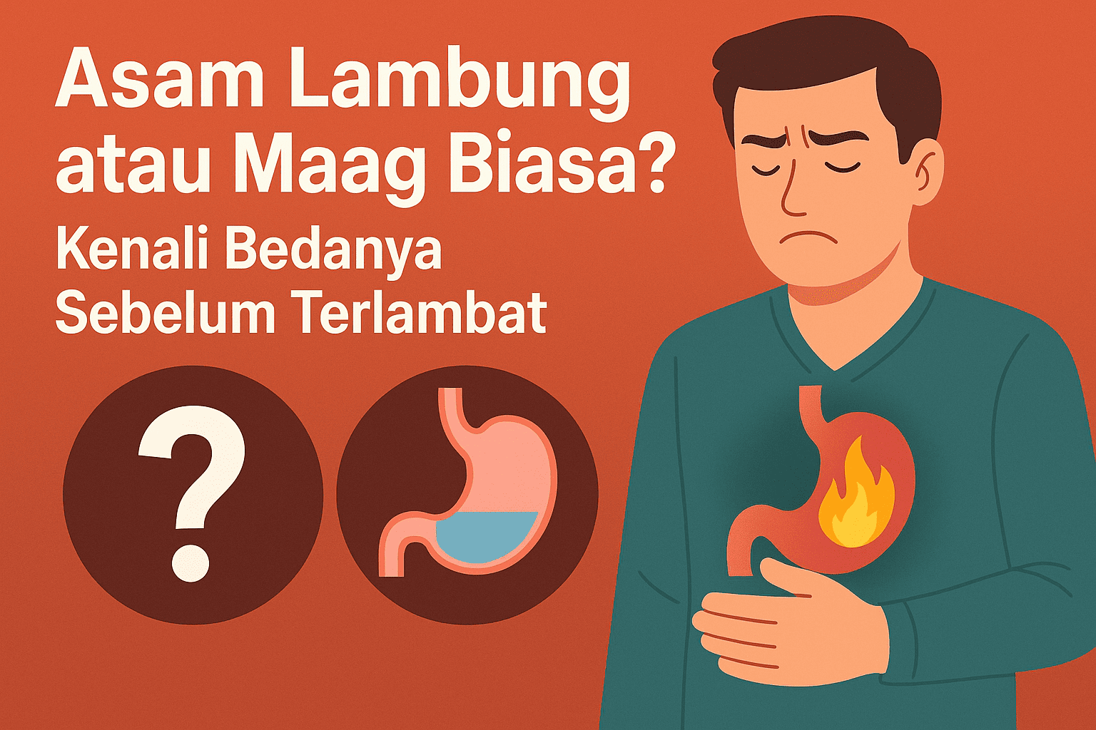 Asam Lambung atau Maag Biasa? Kenali Bedanya Sebelum Terlambat